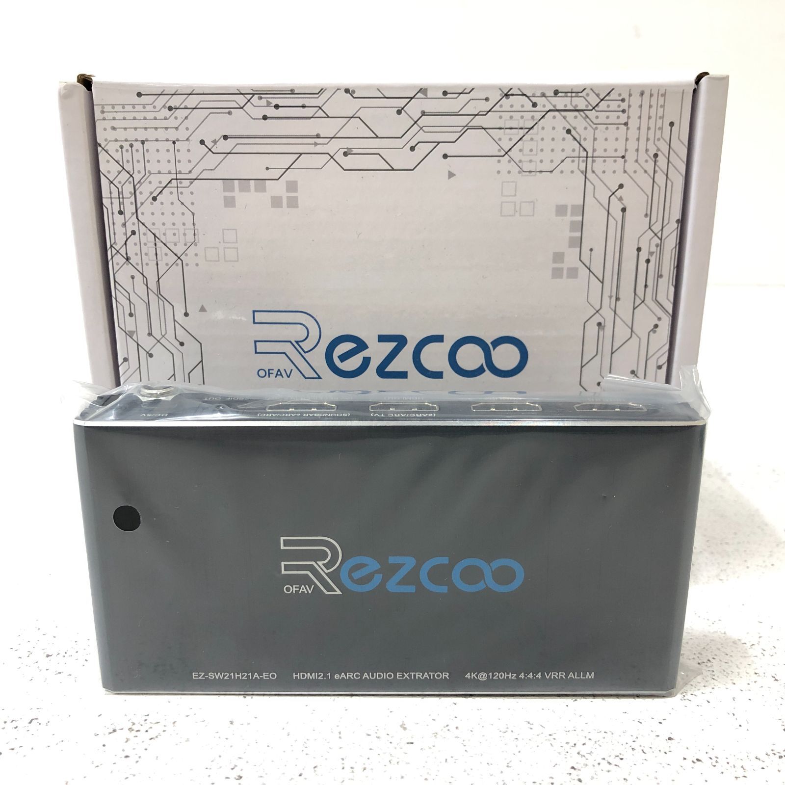 【小牧店】未使用 EZCOO HDMI 切替器 2入力1出力 + 音声分離　4K 120Hz 対応 EZ-SW21H21A-EO 【Y403-0061】