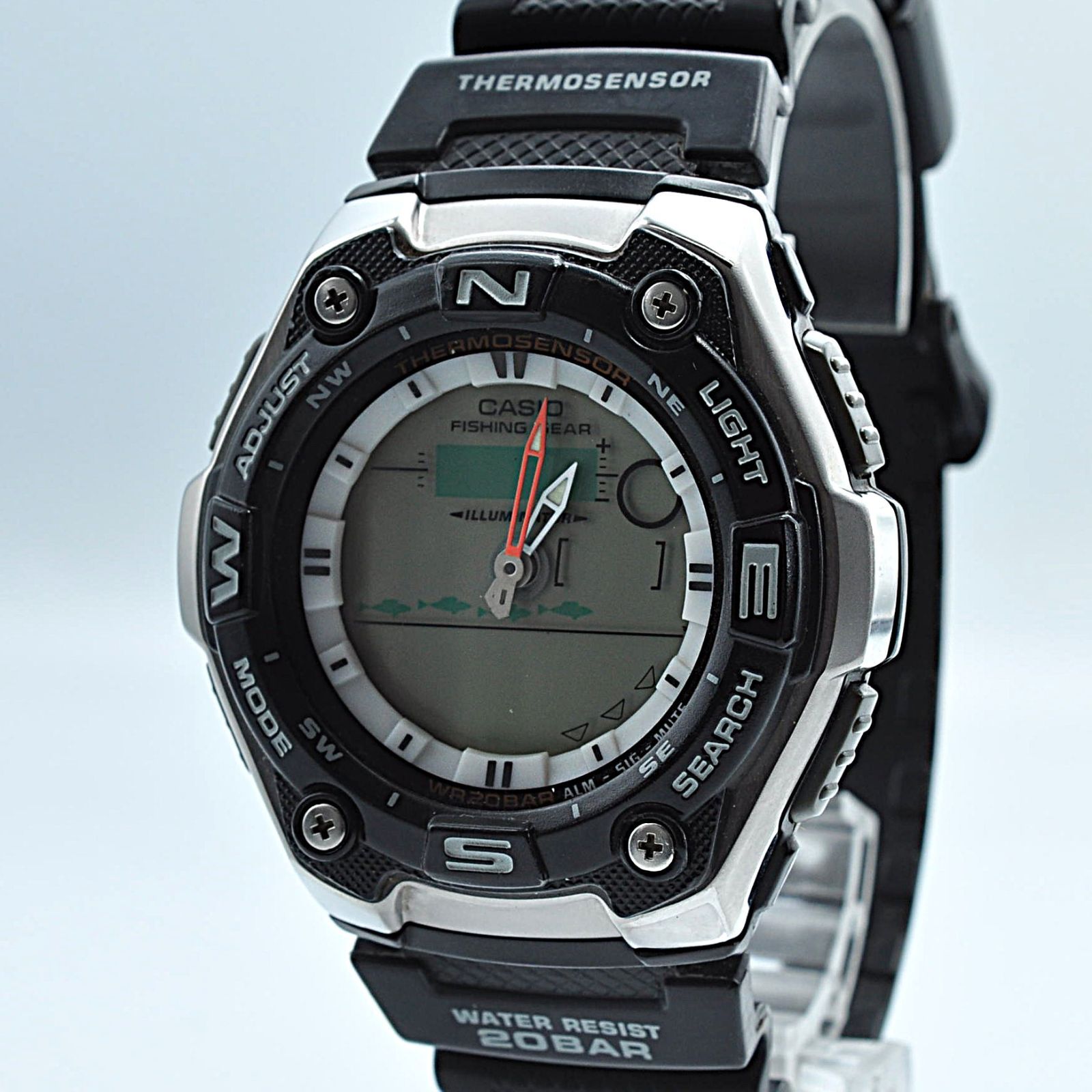 CASIO カシオAQW-101 デジタル Quartz クォーツ ウォッチ 腕時計