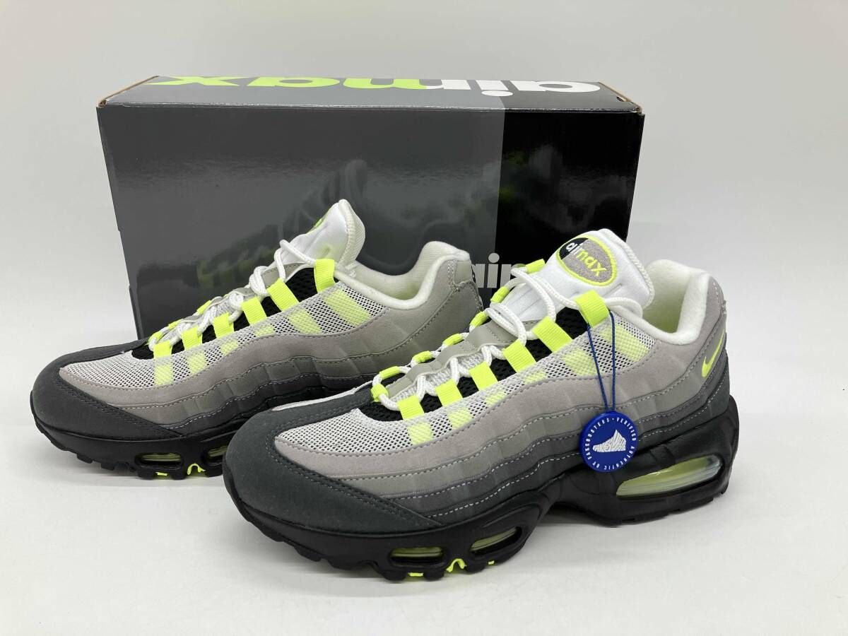 【鑑定済】 NIKE AIR MAX 95 BIG BUBBLE Neon Yellow HM4740 001 ナイキ エア マックス 95 ビッグバブル ネオンイエロー US8 cm26 UK7 EU41
