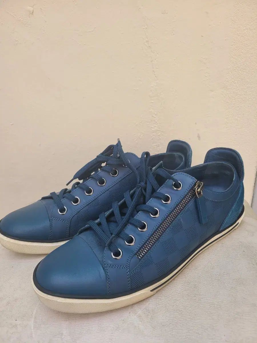 ルイヴィトン ブルー CHECK スニーカー