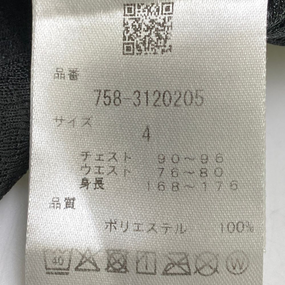 サイズ：4 MASTER BUNNY EDITION マスターバニーエディション ジップジャケット ブラック系 [240101682828] ゴルフウェア メンズ ストスト