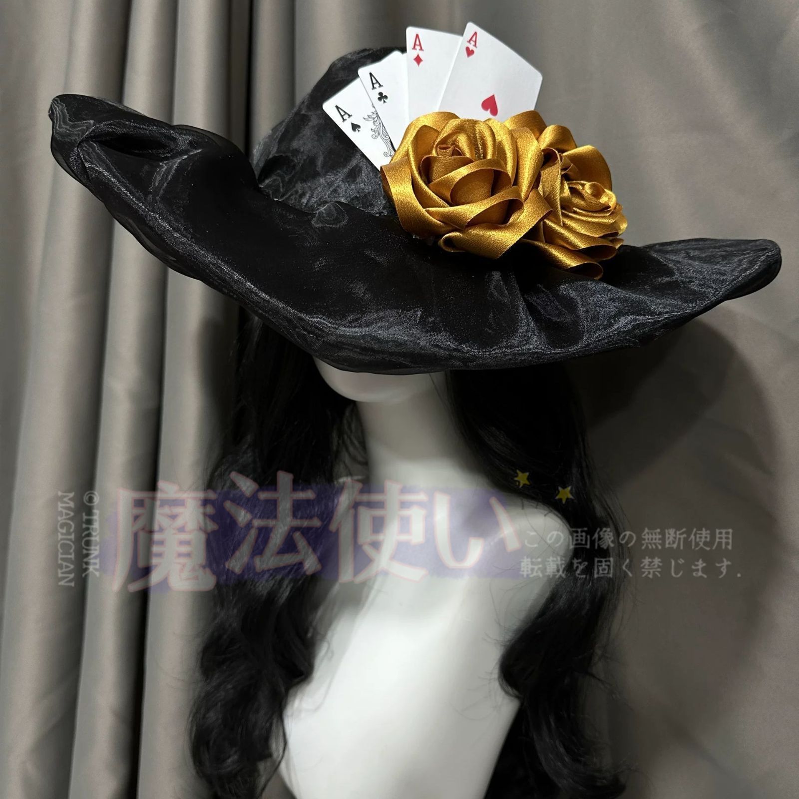 再入荷 特価 ゴスロリ ハット トランプの女王 コスプレ パーティー ハロウィン 大きいつば ランウェイ モデル CLL526P100