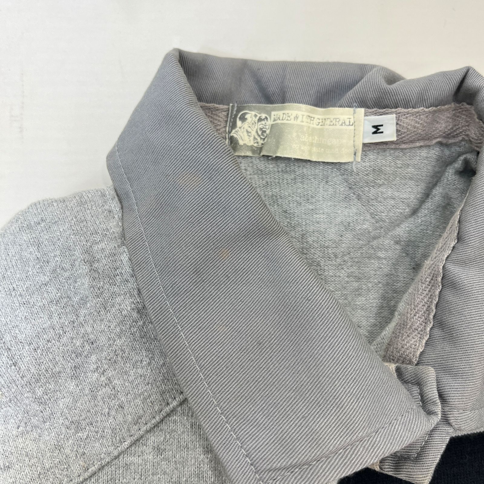 A BATHING APE アベイシングエイプ ラガーシャツ Mサイズ メンズ
