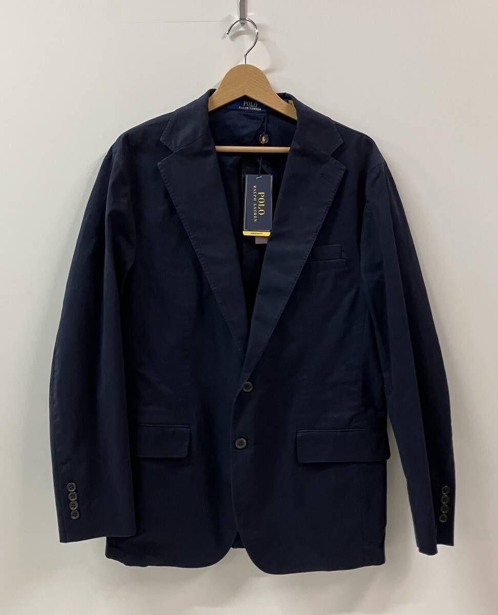 POLO RALPH LAUREN ポロラルフローレン テーラードジャケット アンコンストラクテッド モダンスーツ 40R ネイビー 未使用タグ付き