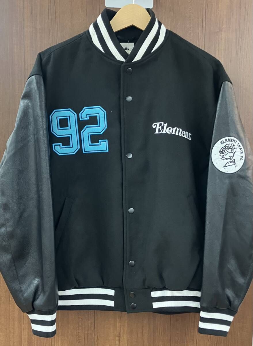 【美品】新品タグ付き element エレメント スタジャン BF022752 Mサイズ ブラック エクストリームスポーツジャケット
