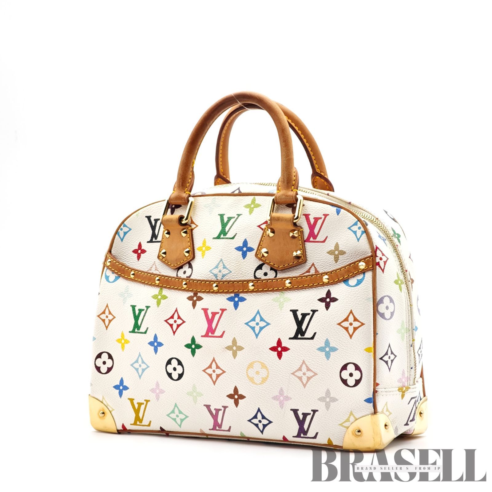 LOUIS VUITTON トゥルーヴィル M92663 マルチカラー バッグ ハンドバッグ カラフル ブロン ホワイト系 レディース 村上隆