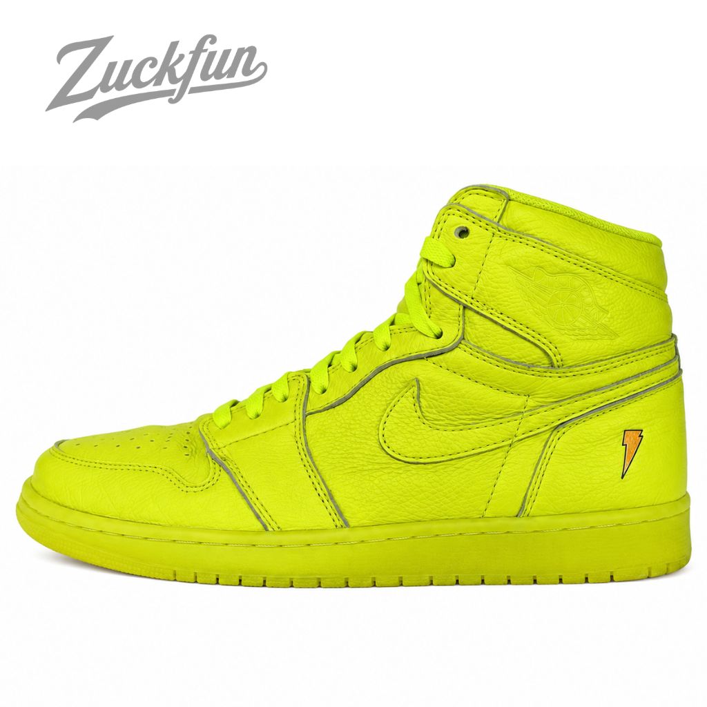186000 現状品 NIKE ナイキ エアジョーダン１RETRO HIGH OG KBQ6931  25 ボルトゴールド [250404HM070479] NIKE AIR JORDAN 1 RETRO HIGH GATORADE CYBER ナイキ エア ジョーダン