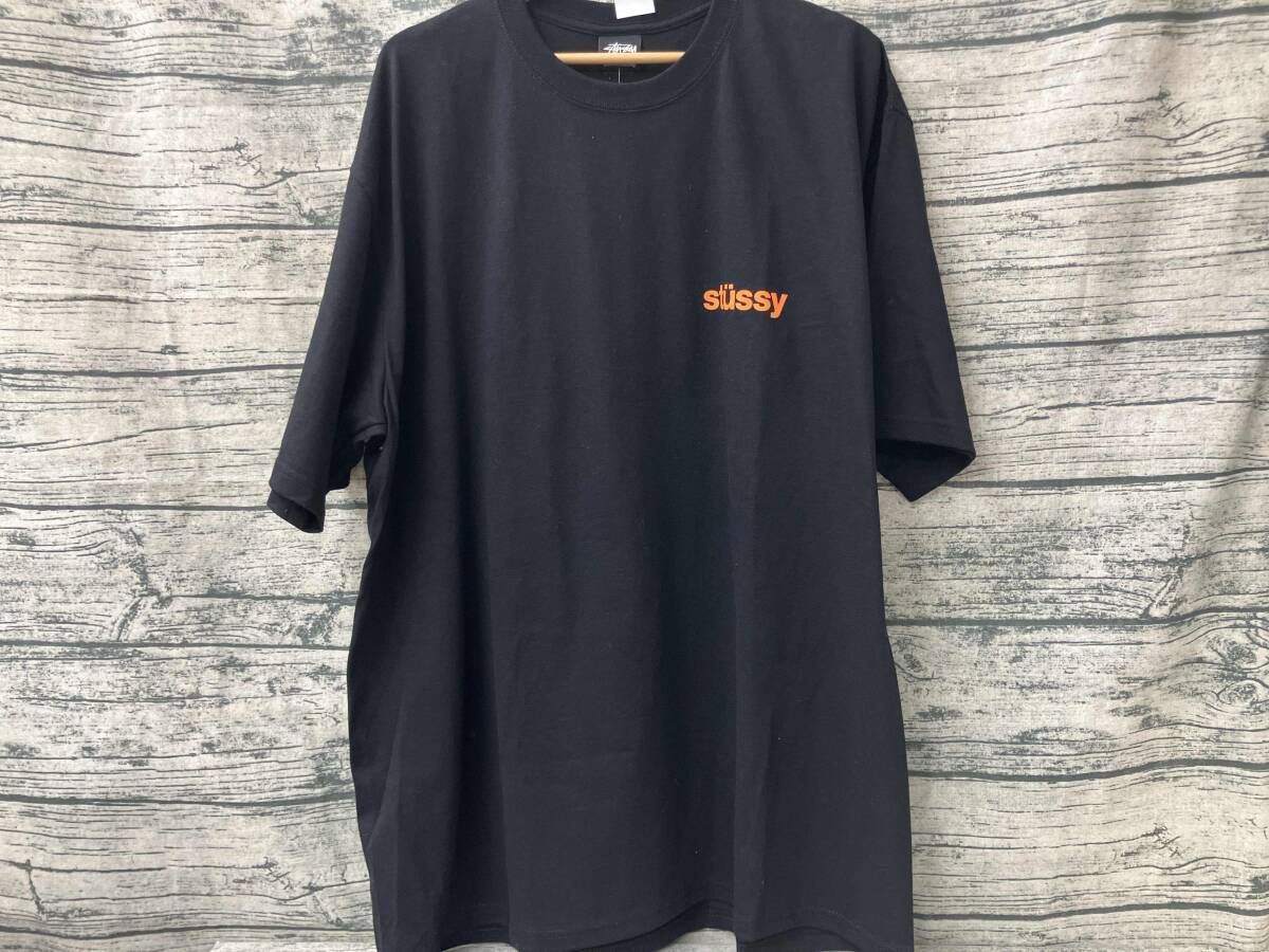STUSSY ステューシー 半袖Tシャツ Built Tough Tee ブラック XLサイズ