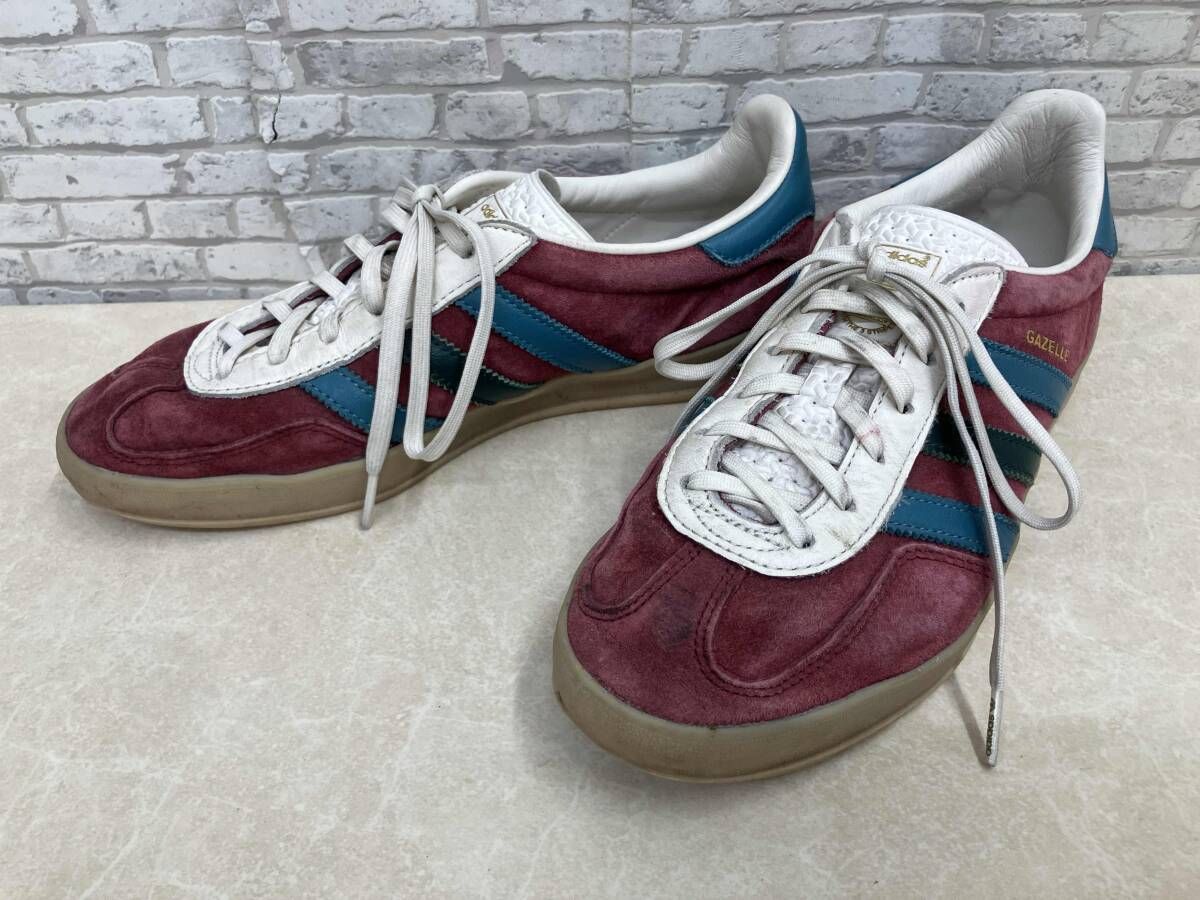 ad idas アディダス GAZELLE INDOOR ガゼル スニーカー IG4996 サイズ25.5cm レッド グリーン 7,964円
