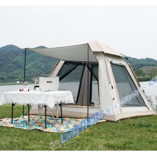 新品未使用】 テント ワンタッチテント ワンタッチ式 キャンプ 簡単 