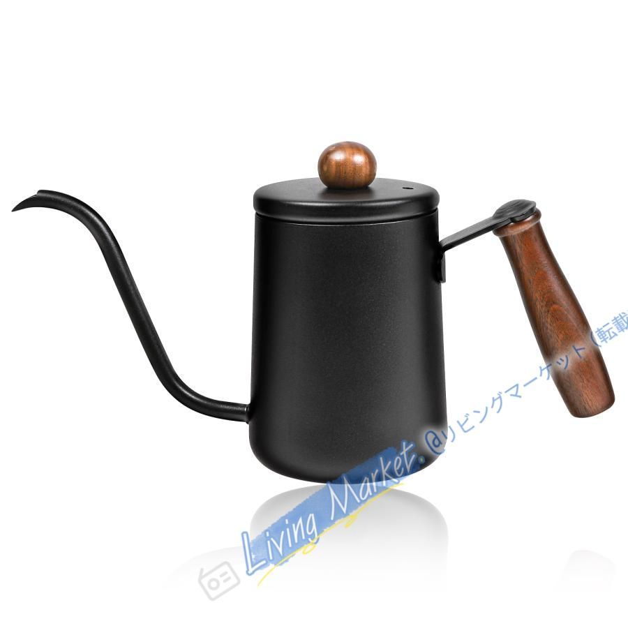 新品未使用】 コーヒーポット ドリップポット 直火 対応 蓋付き 目盛り