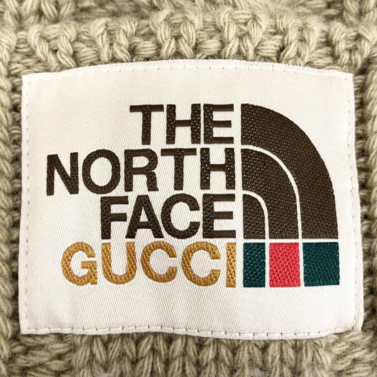 GUCCI THE NORTH FACE コラボ ニット 帽子 ビーニー ヘッドウェア