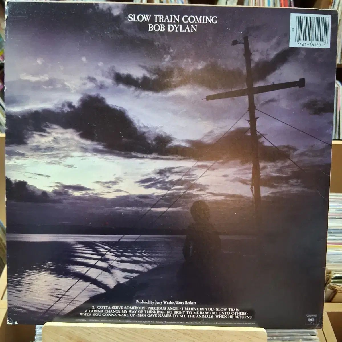 オリジナル 米国クラス ボブ ディラン Slow Train Coming LP - メルカリ