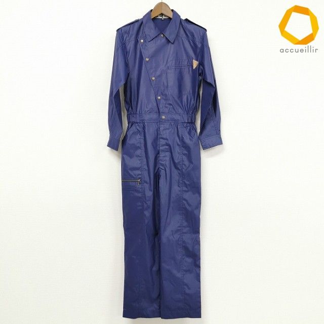 #anc kansai uniform カンサイユニフォーム オールインワン パンツ 長袖 つなぎ 顔タグ Ｍ 青系 メンズ [961150]