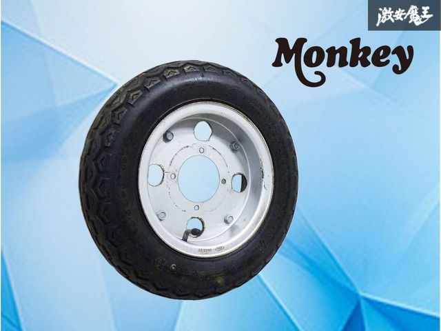 歪み無し】モンキー Z50A ホンダ純正 ホイール 1本 8×2.5DT グレー系