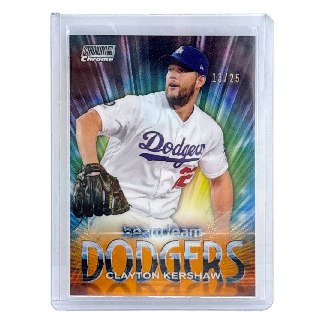 TOPPS MLBカード STADIUM CLUB CLAYTON KERSHAW LOS ANGELES DODGERS /25 #BT-17 送料無料 中古 IT1