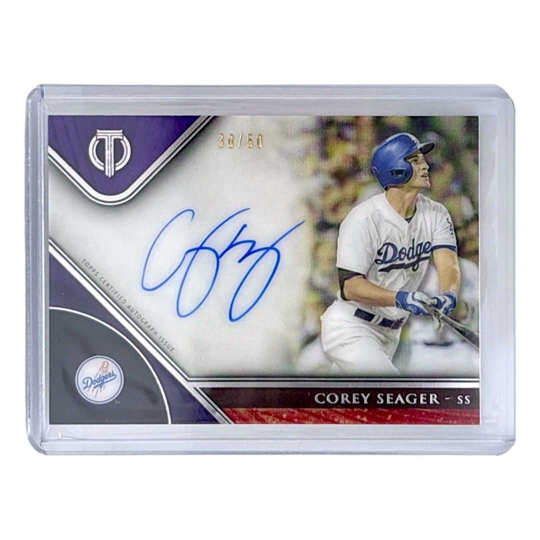 TOPPS MLBカード TRIBUTE COREY SEAGER LOS ANGELES DODGERS /50 #TA-CSE 送料無料 中古 IT1