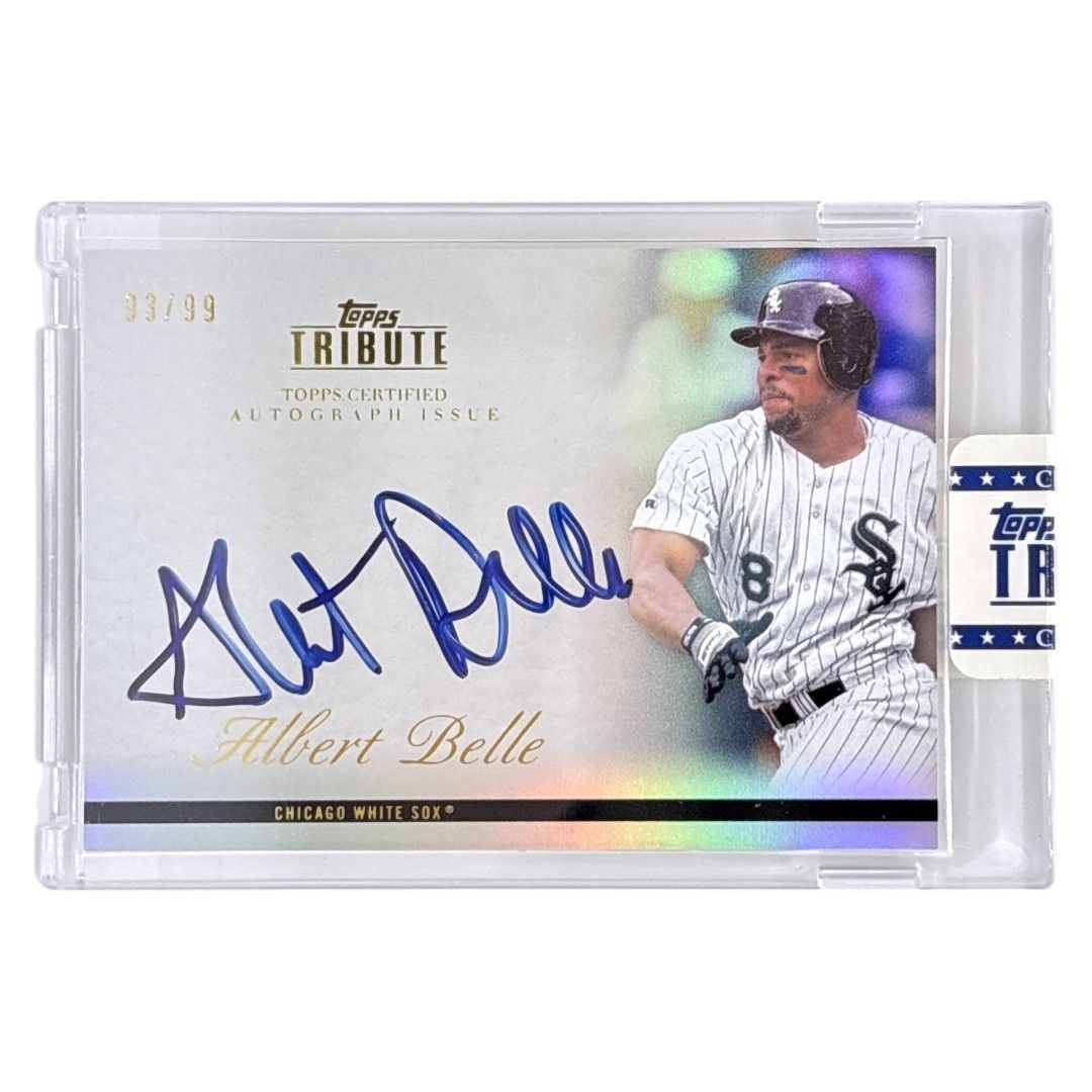 未開封品 TOPPS MLBカード TRIBUTE ALBERT BELLE CHICAGO WHITE SOX /99 #TA-AB1 送料無料 中古 IT1