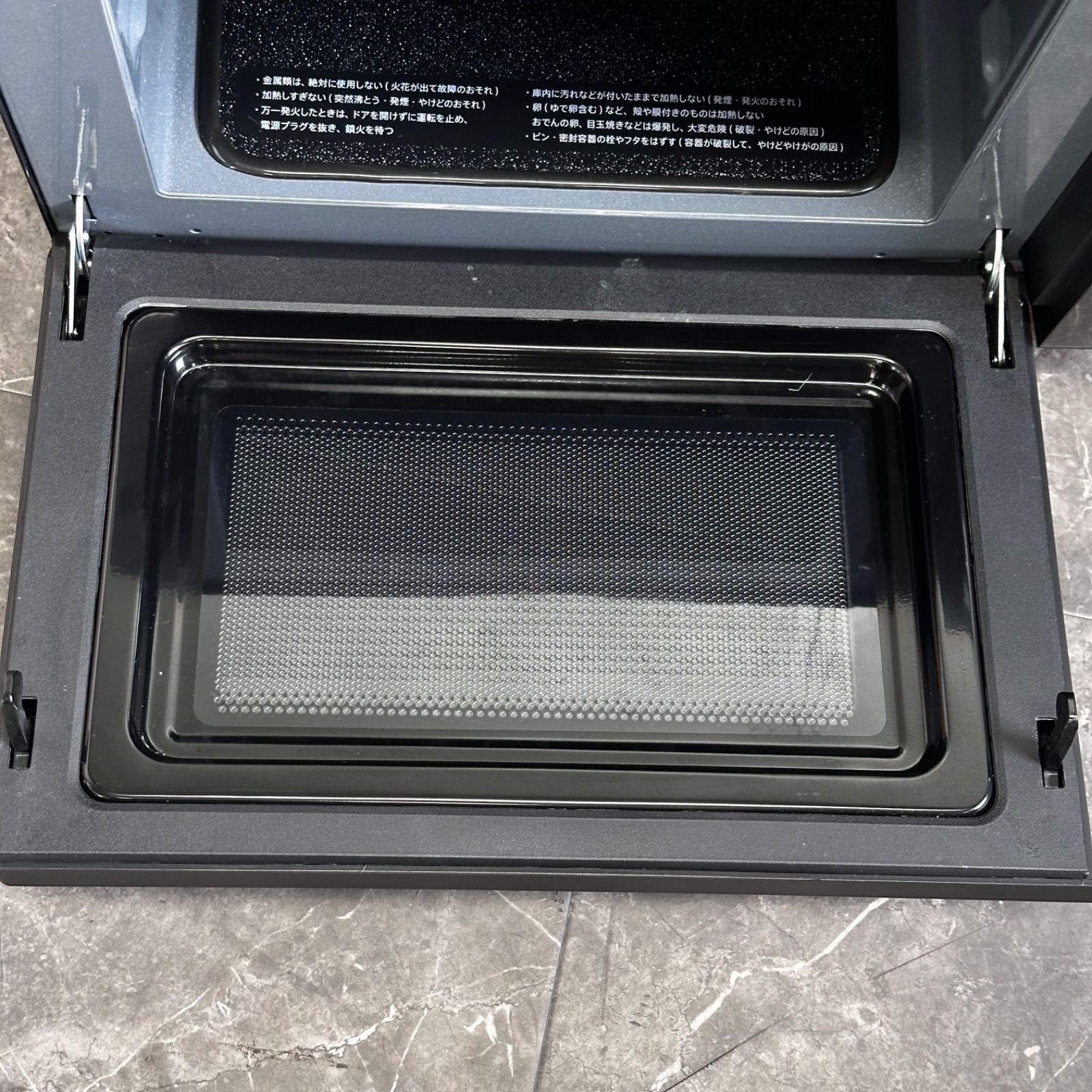 ∞送料込！2022年製 SHARP RE-TS171-B 電子レンジ ブラック フラット