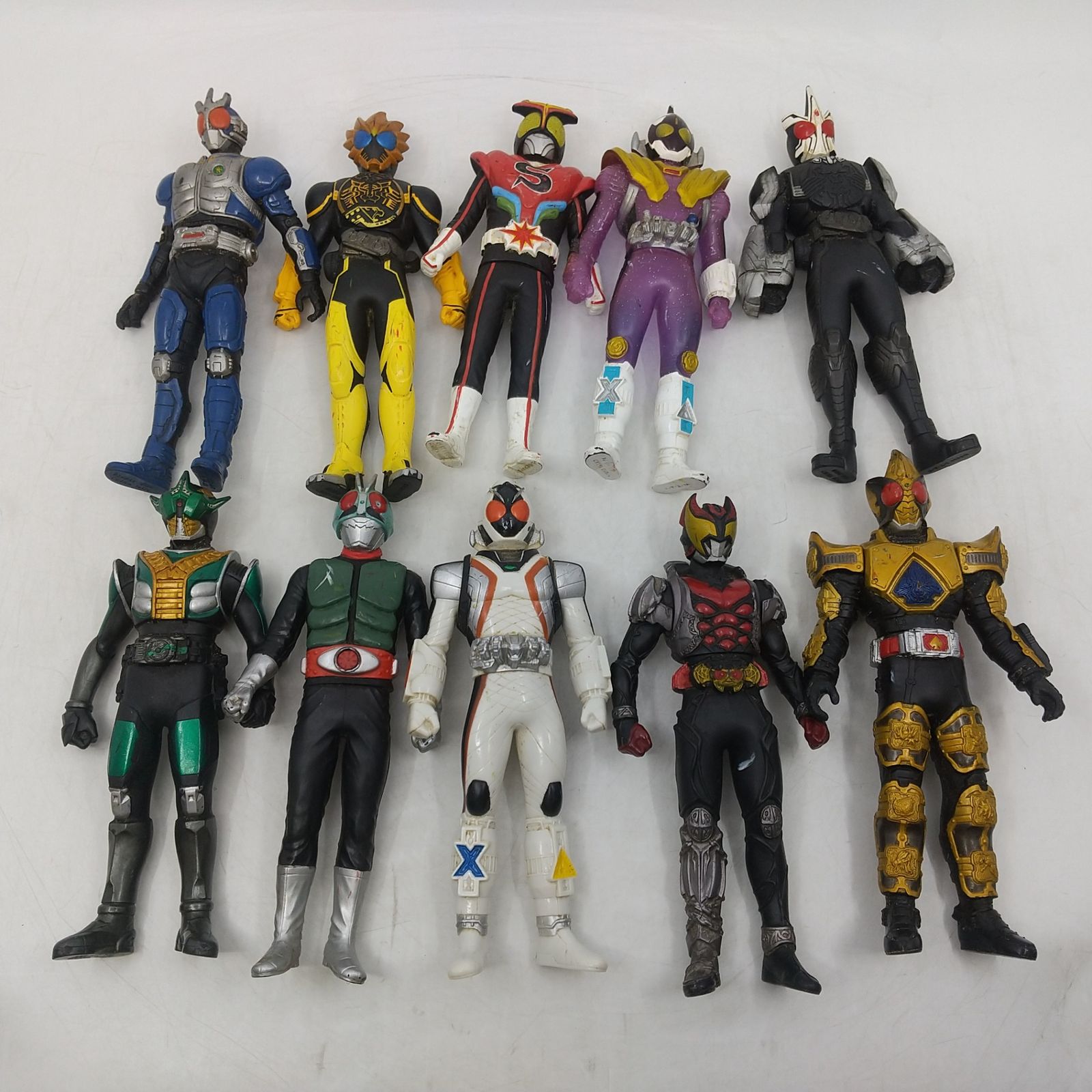 まとめ売り】仮面ライダー ソフビ人形 50体まとめ売り 2605Sth42