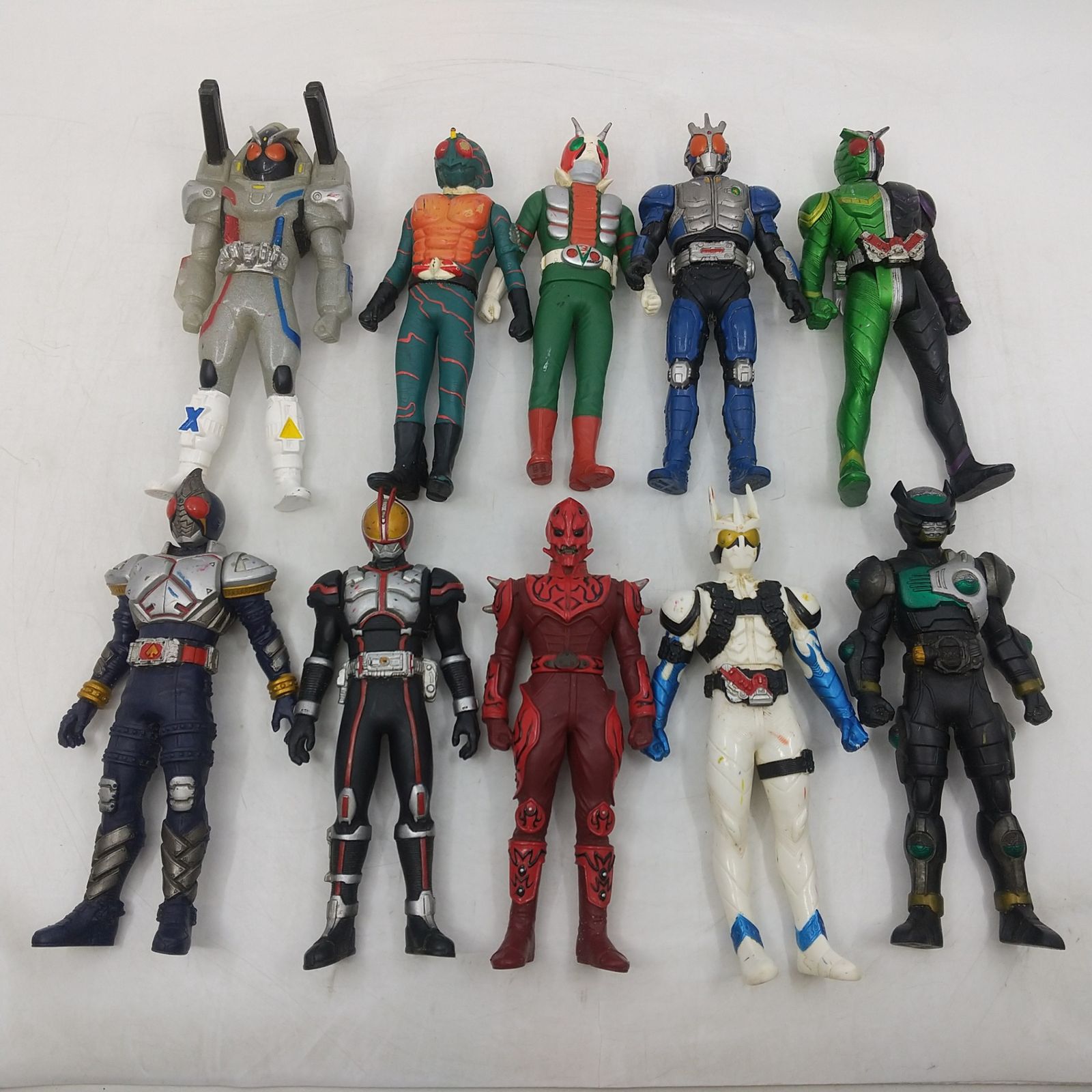 まとめ売り】仮面ライダー ソフビ人形 50体まとめ売り 2605Sth42 