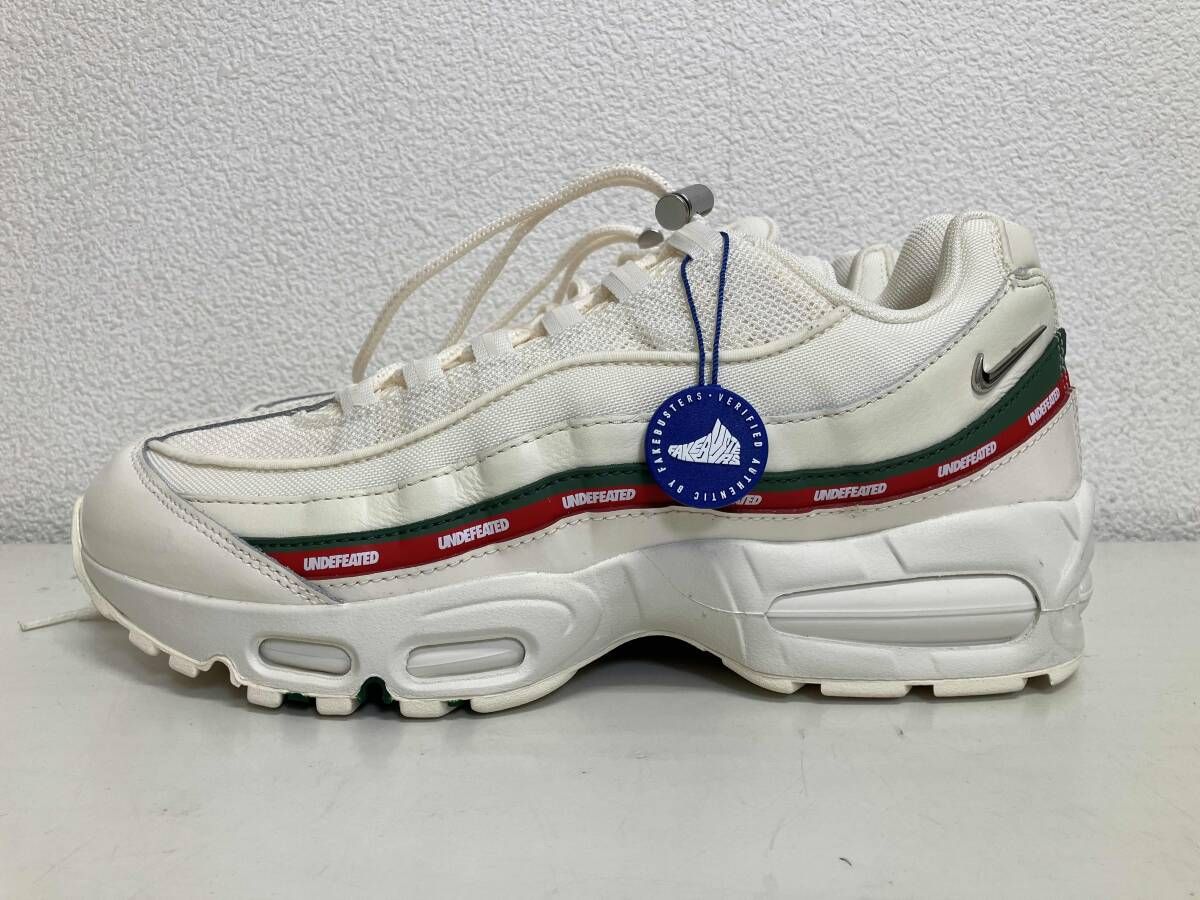 【タグ付き】【鑑定済み】NIKE ナイキ × UNDEFEATED アンディフィーテッド Air Max 95 SP エアマックス95 IB4453-100 セイル 27.5cm