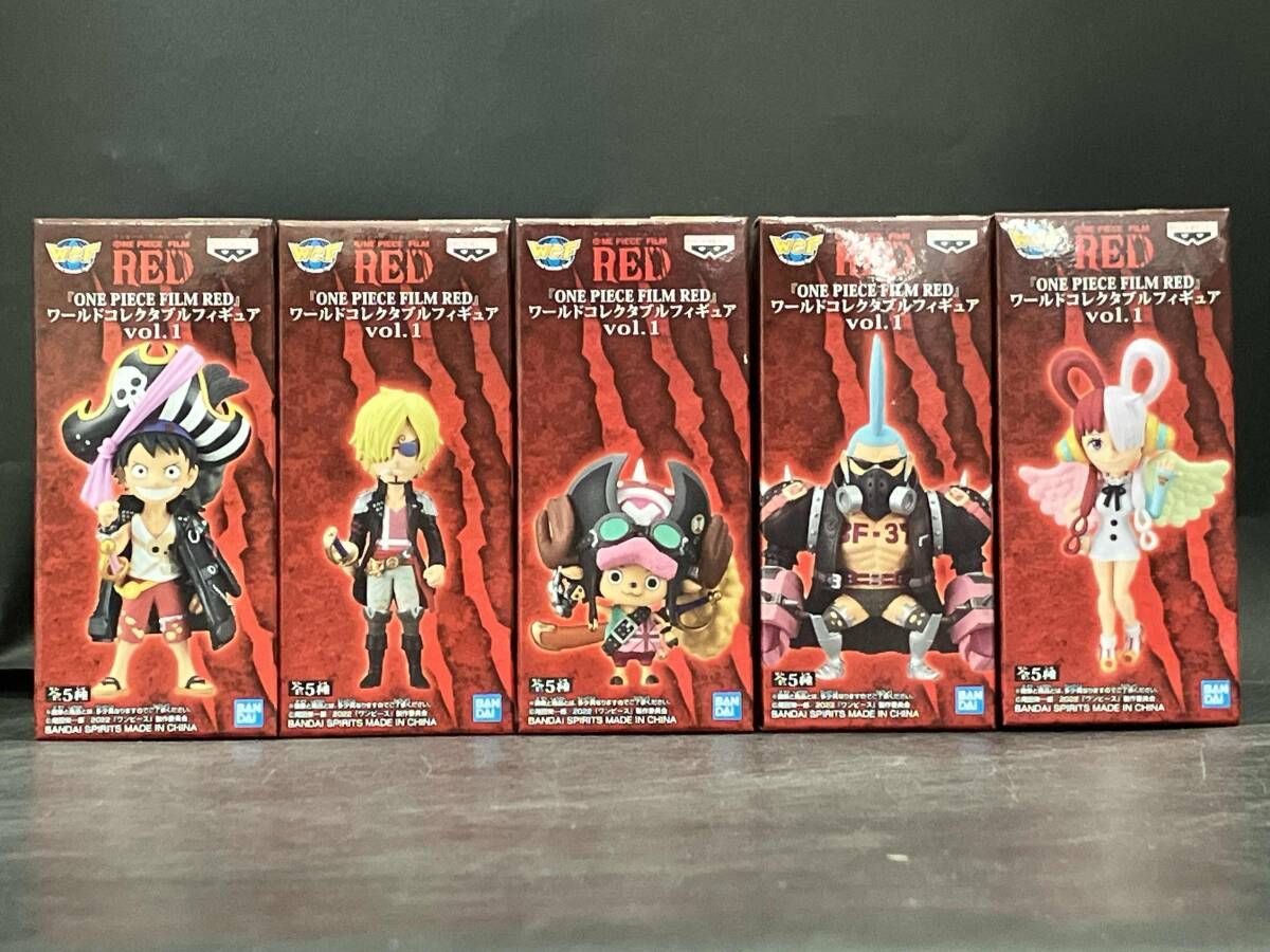 全5種セット]バンプレスト 『ONE PIECE FILM RED』 ワｰルド