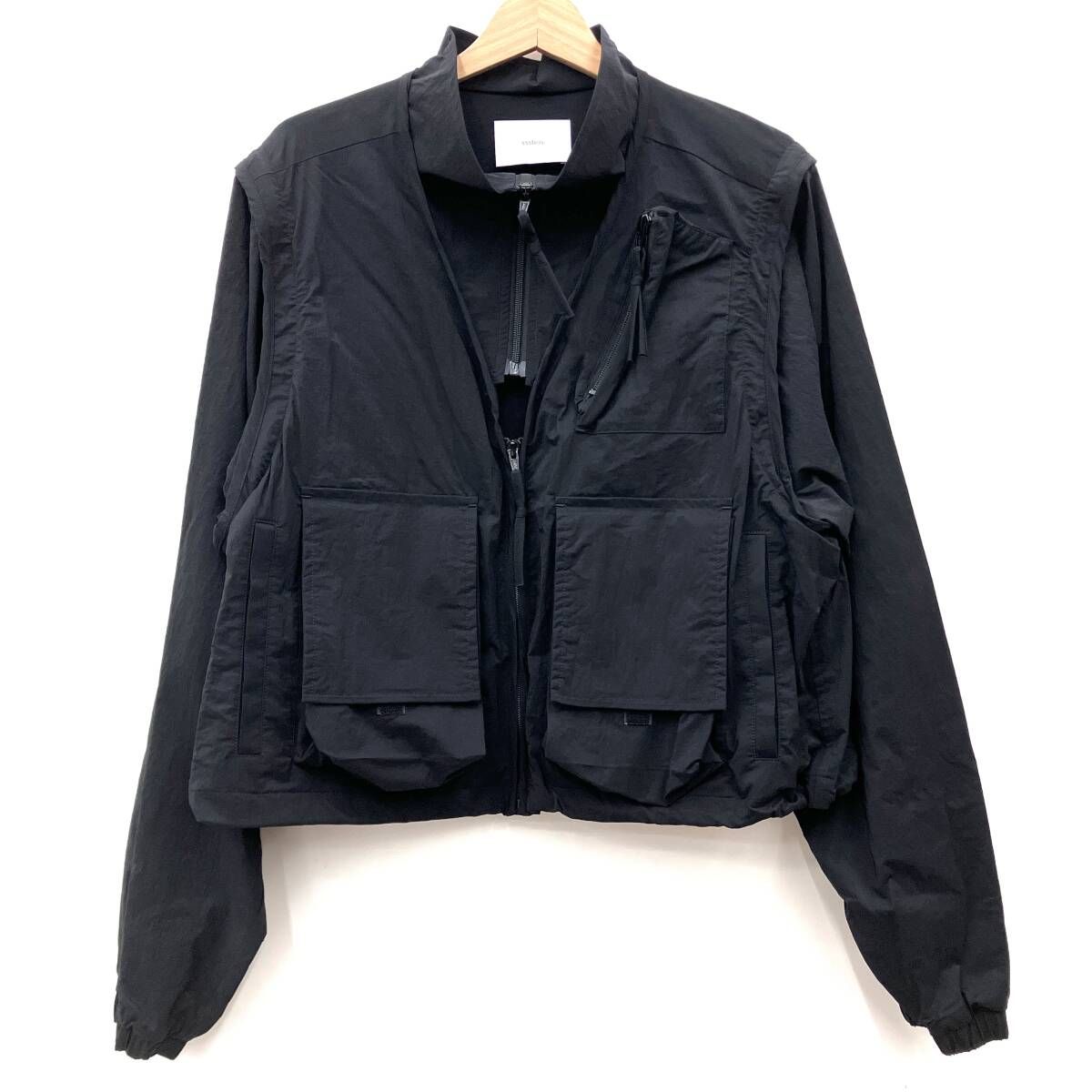 ssstain シュタイン ST.1189 テックジャケット ナイロン ブラック サイズS