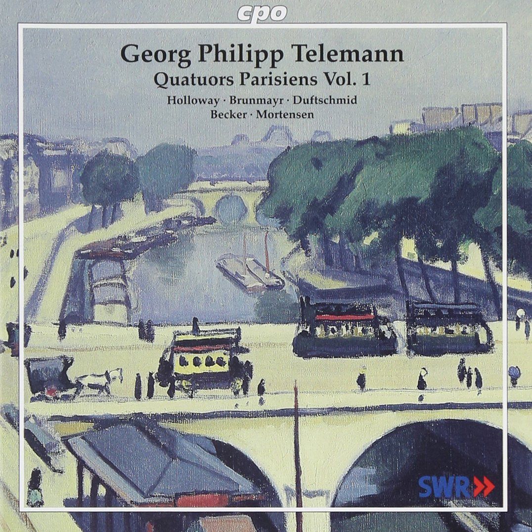 【CD】テレマン:パリ四重奏曲集 第1集(Telemann:Quatuors Parisiens Vol.1)