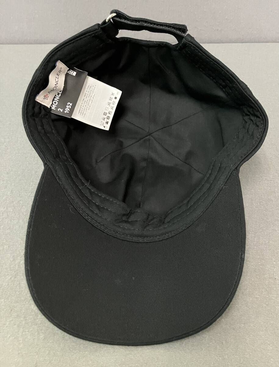 MONCLER モンクレール キャップ 黒 ブラック 1952 ベースボール