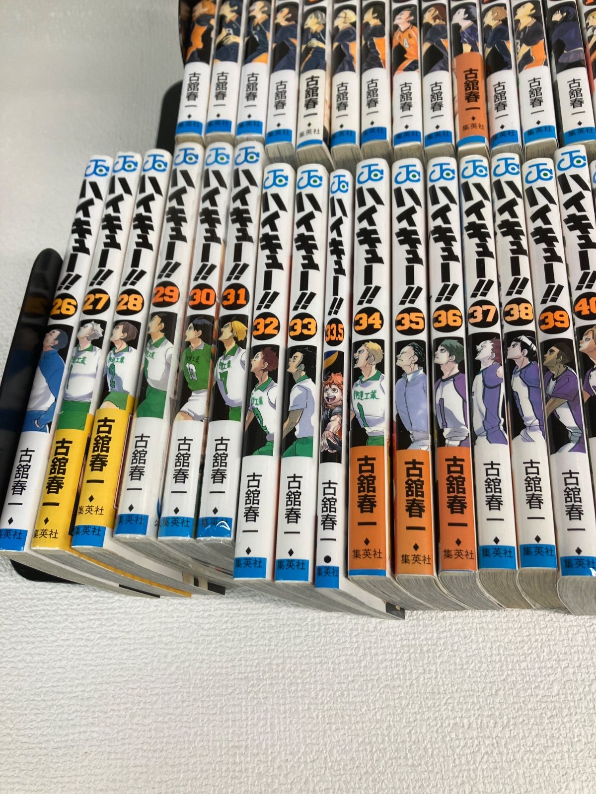 全10巻セット ハイキュー!! ☆②【未開封あり】ハイキュー!! 1～45巻・33.5巻＋10th 全巻 少年漫画