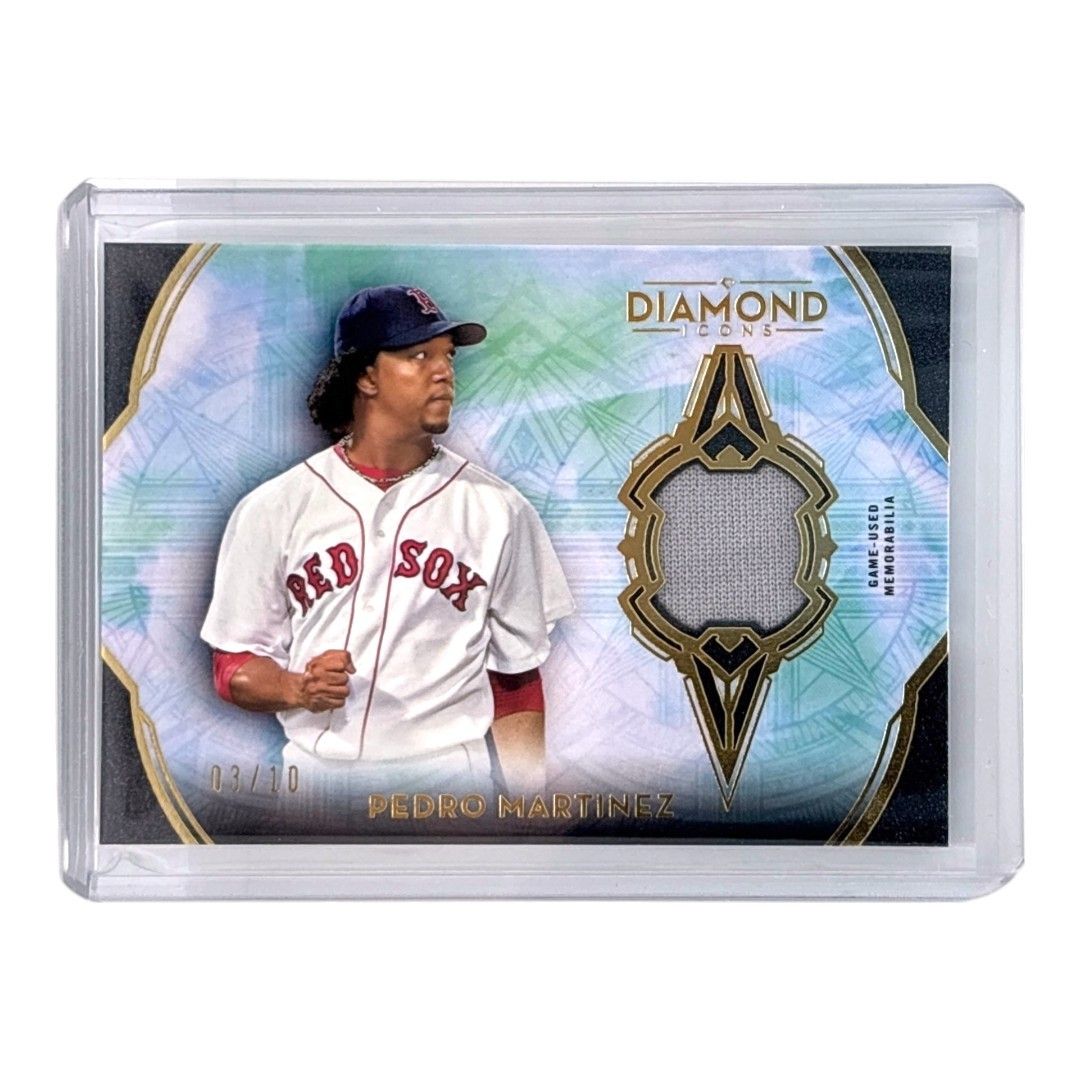 TOPPS MLBカード DIAMOND ICONS PEDRO MARTINEZ BOSTON RED SOX /10 #SPR-PM 送料無料 中古 IT1