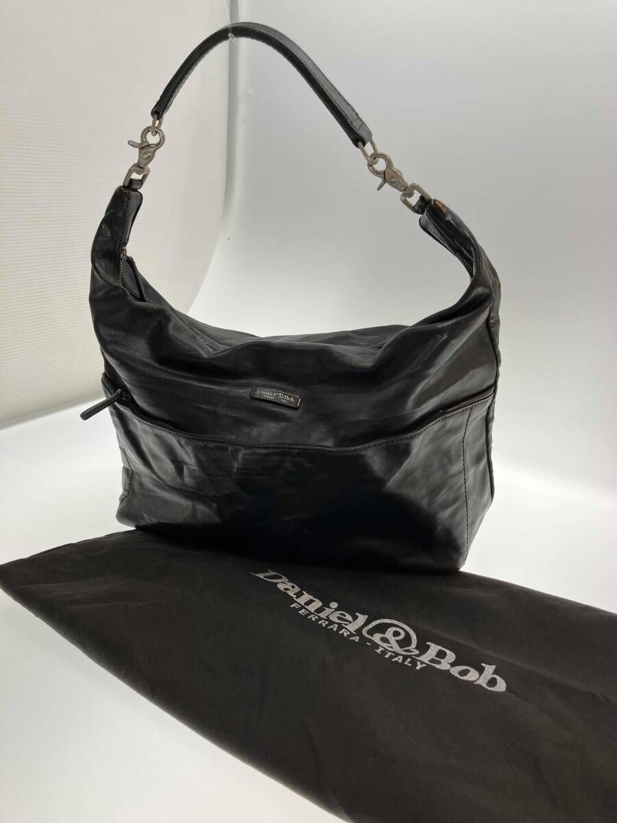★ Daniel &Bob ダニエルアンドボブ トートバッグ LEATHER TOTE ブラック 通年