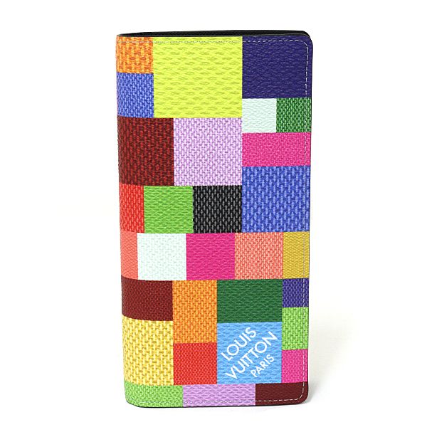 ルイ ヴィトン LOUIS VUITTON ポルトフォイユ・ブラザ NM 長財布 ダミエ・グラフィット 3D キャンバス N60457 マルチカラー 未使用品