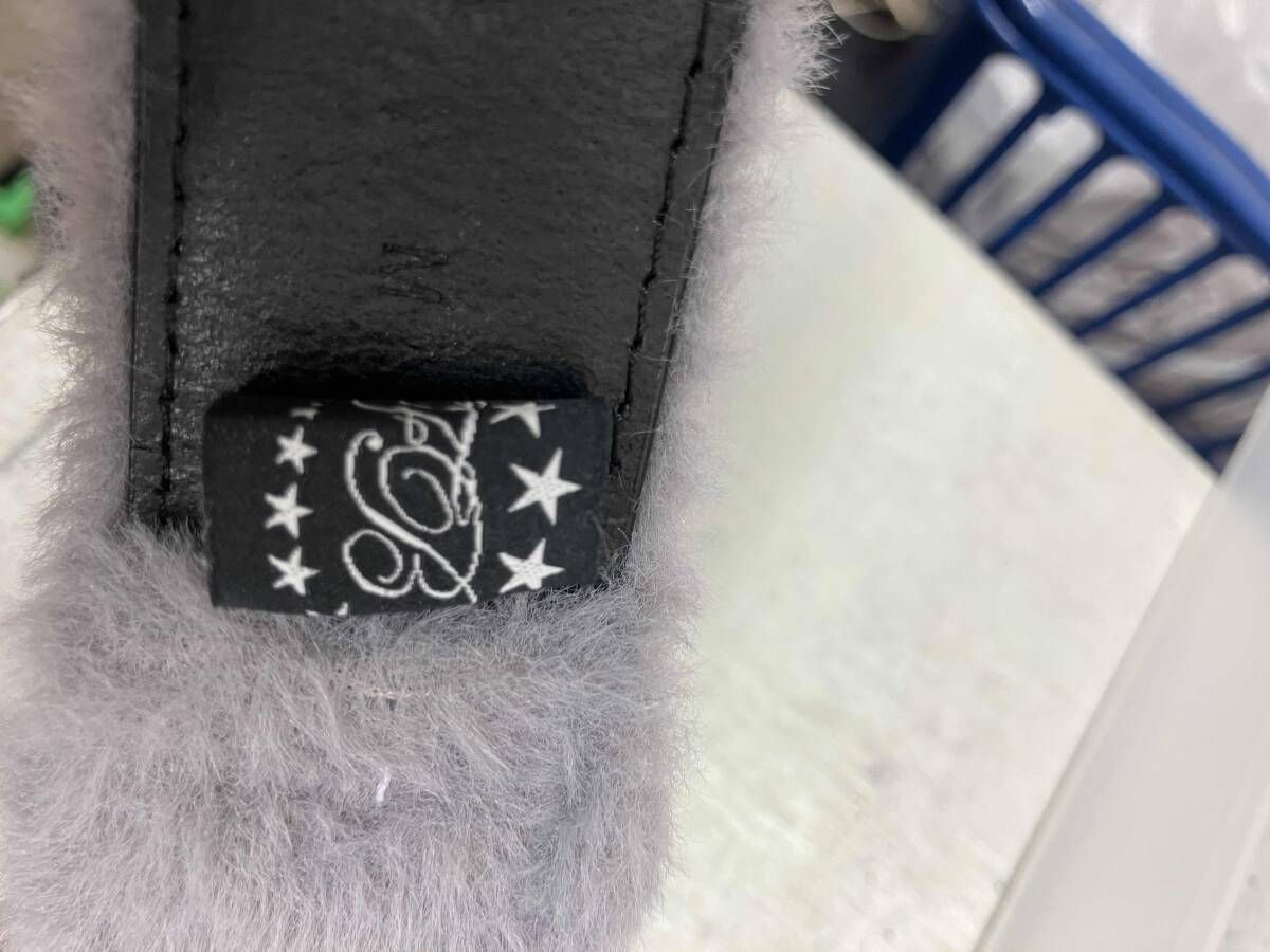 AFB/A*L/FUR BELT/グレー/フェイクファー