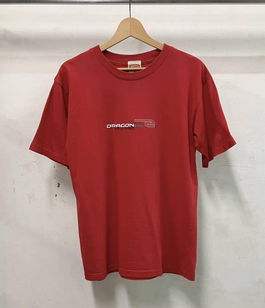 MICHAEL ATHLETIC DEPT ミカエル アスレチック デプト 半袖Tシャツ ?2000 00s DRAGON BALL Z ドラゴンボール 両面プリント サイズM レッド