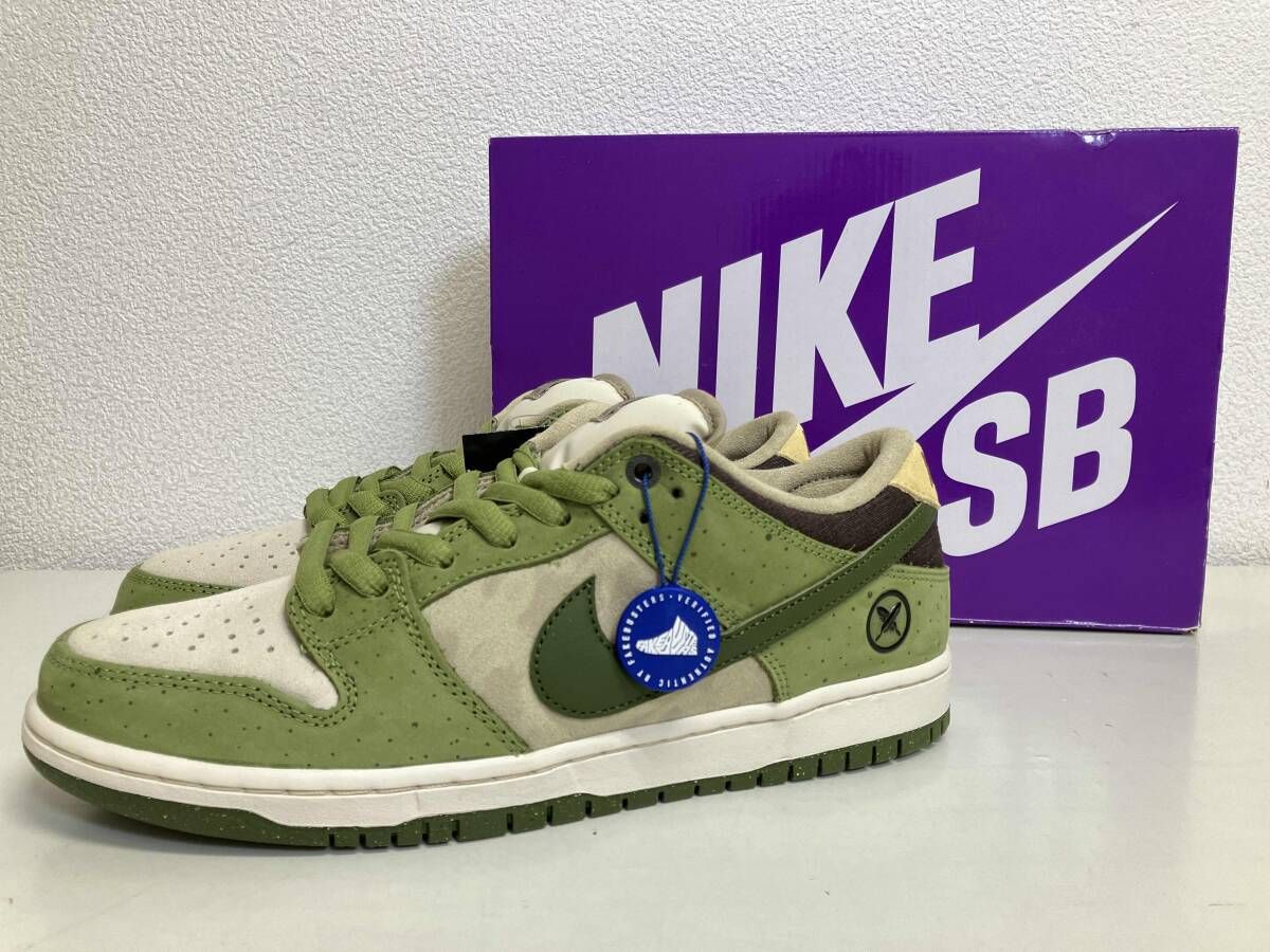 【タグ付き】【鑑定済み】NIKE ナイキ × 堀米雄斗 SB Dunk Low エスビーダンクロー HF8022-300 抹茶 スニーカー 28.0cm