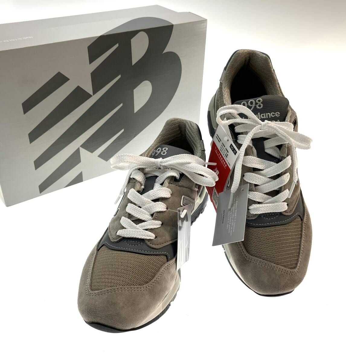 ★ new balance ニューバランス タグ付き 箱付き スニーカー U998GR 27cm グレー 通年