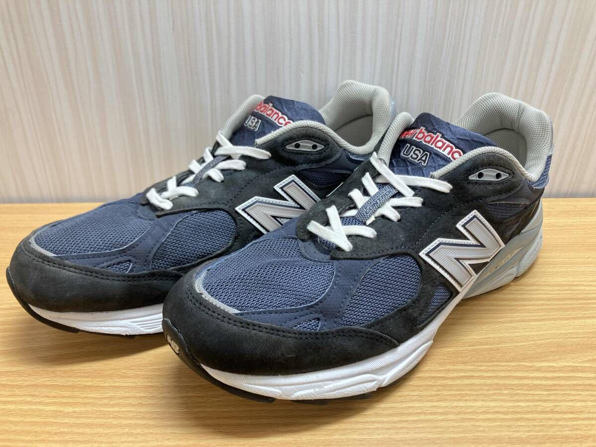 New Balance ニューバランス M990NB3 NAVY ネイビー メンズ US12 30cm