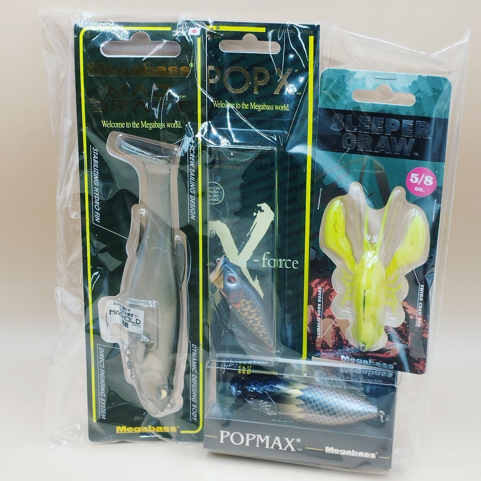 メガバス　POPX　2024福袋限定カラー　4個セット　新品 メガバス 巳年｜Yahoo POP-X 限定カラー 福袋 2025 4つセット ポップX ルアー・フライ