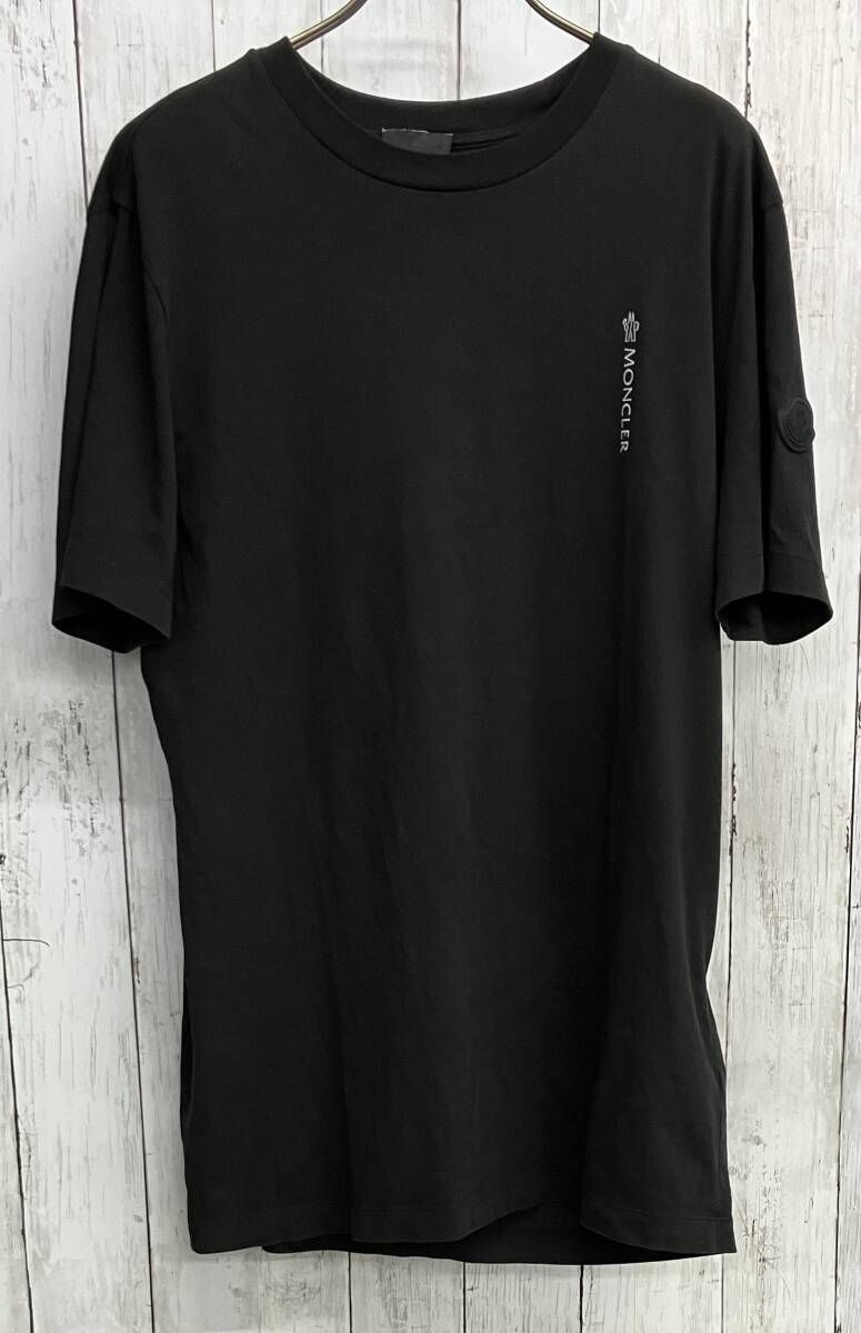 MONCLER 半袖Tシャツ モンクレール クルーネック SS Tシャツ ブラック size L