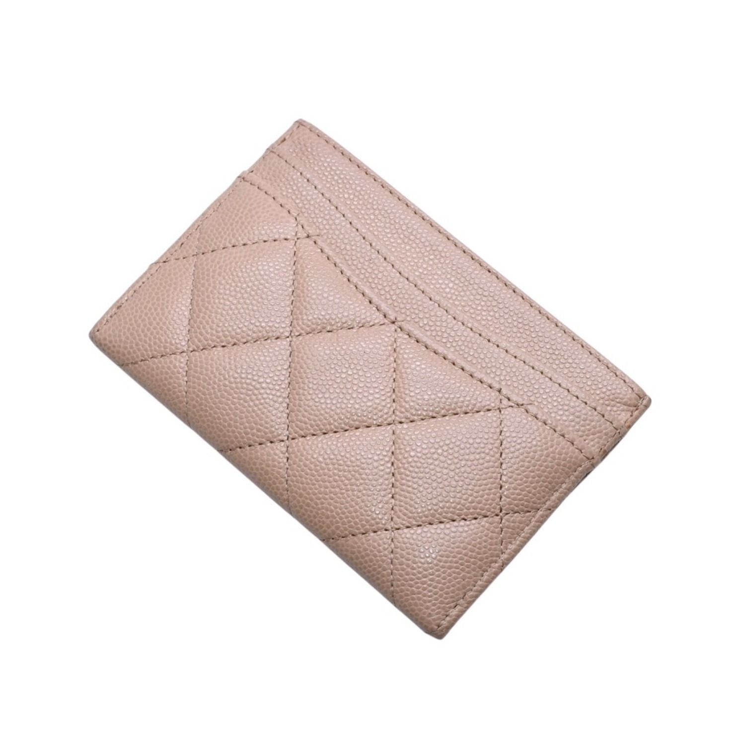 【極美品】CHANEL キャビアスキン　カードケース　28番台 極美品 CHANEL シャネル クラシックジップカードケース 28番台