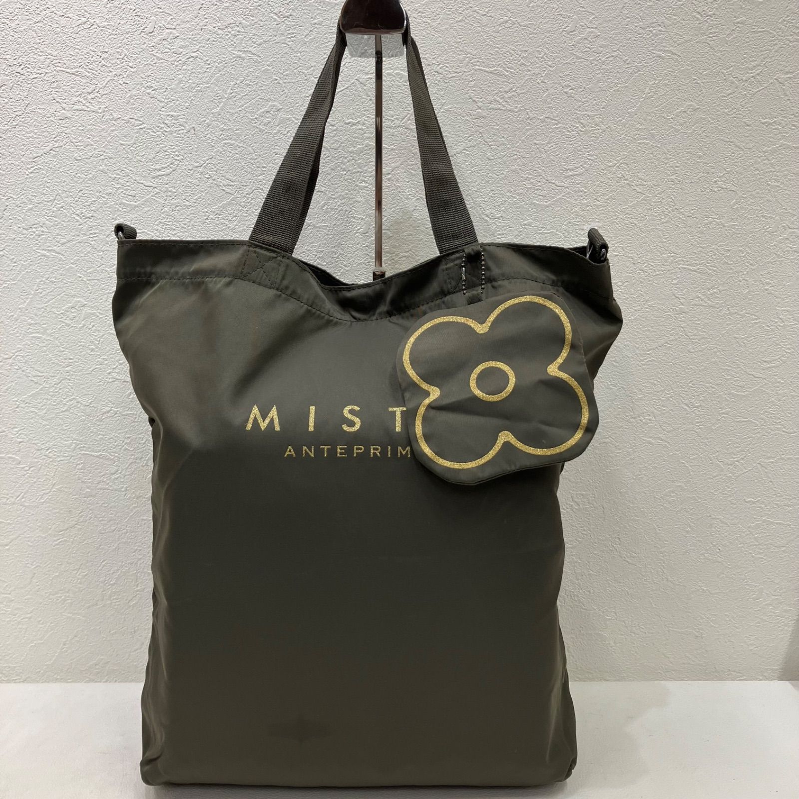 3629 ANTEPRIMA MISTO アンテプリマ ミスト トートバッグ カーキグレー 
