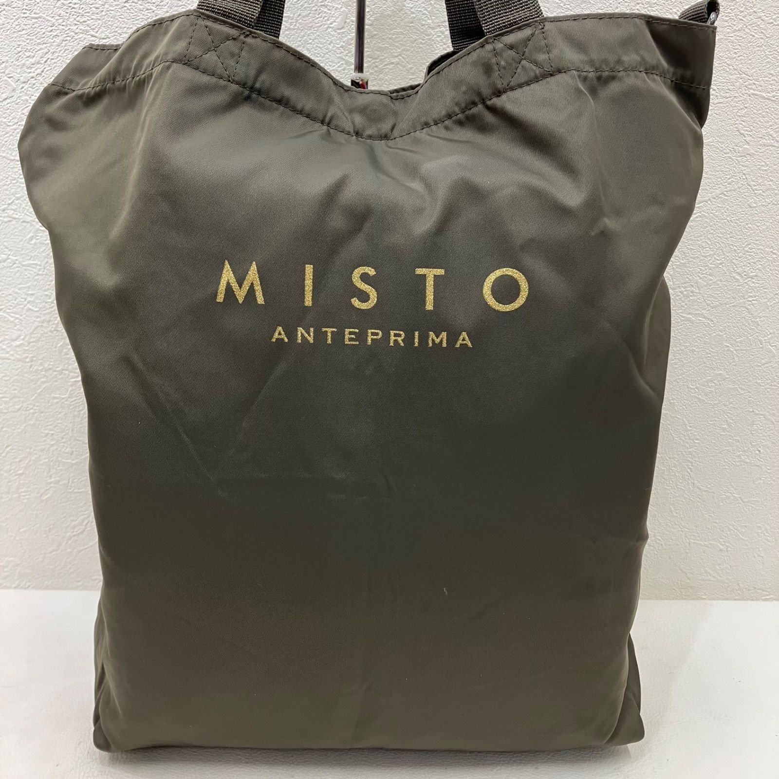 3629 ANTEPRIMA MISTO アンテプリマ ミスト トートバッグ カーキグレー 
