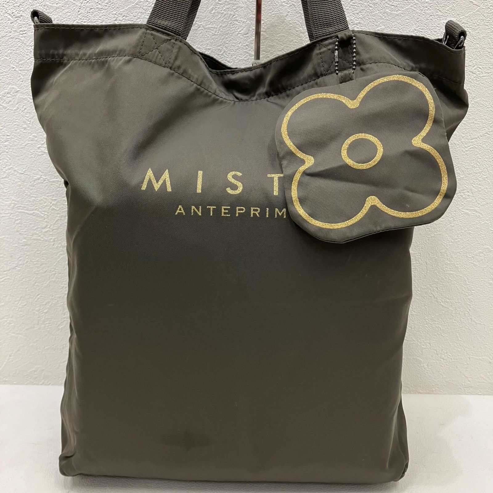 3629 ANTEPRIMA MISTO アンテプリマ ミスト トートバッグ カーキグレー 