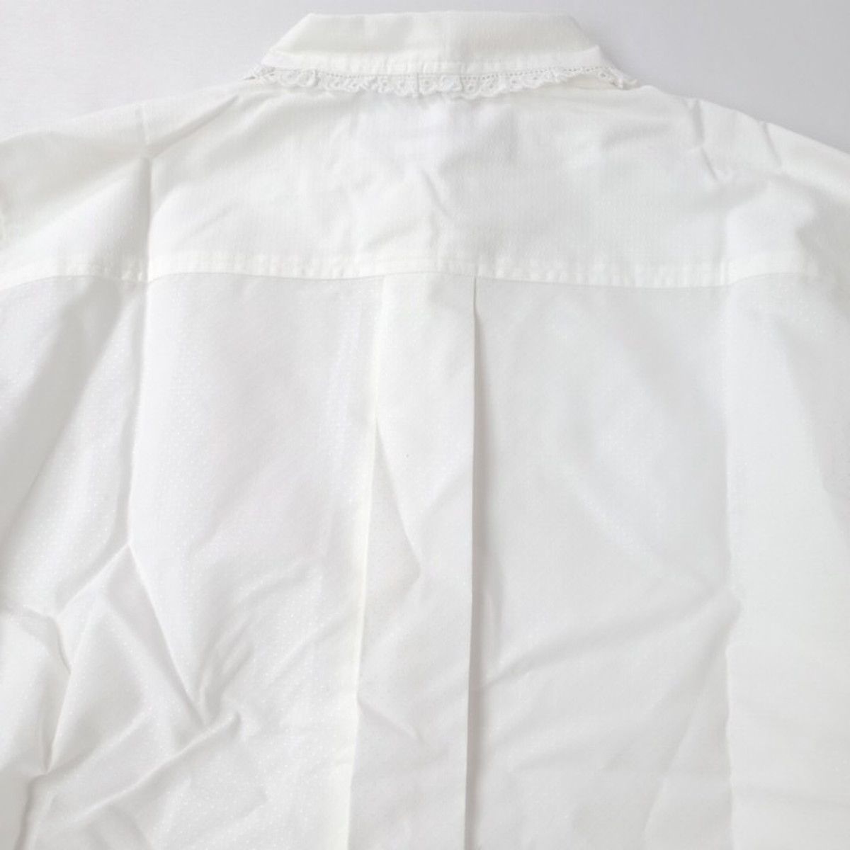 ◯J&M DAVIDSON ジェイアンドエムデヴィッドソン 丸襟 レース ブラウス 