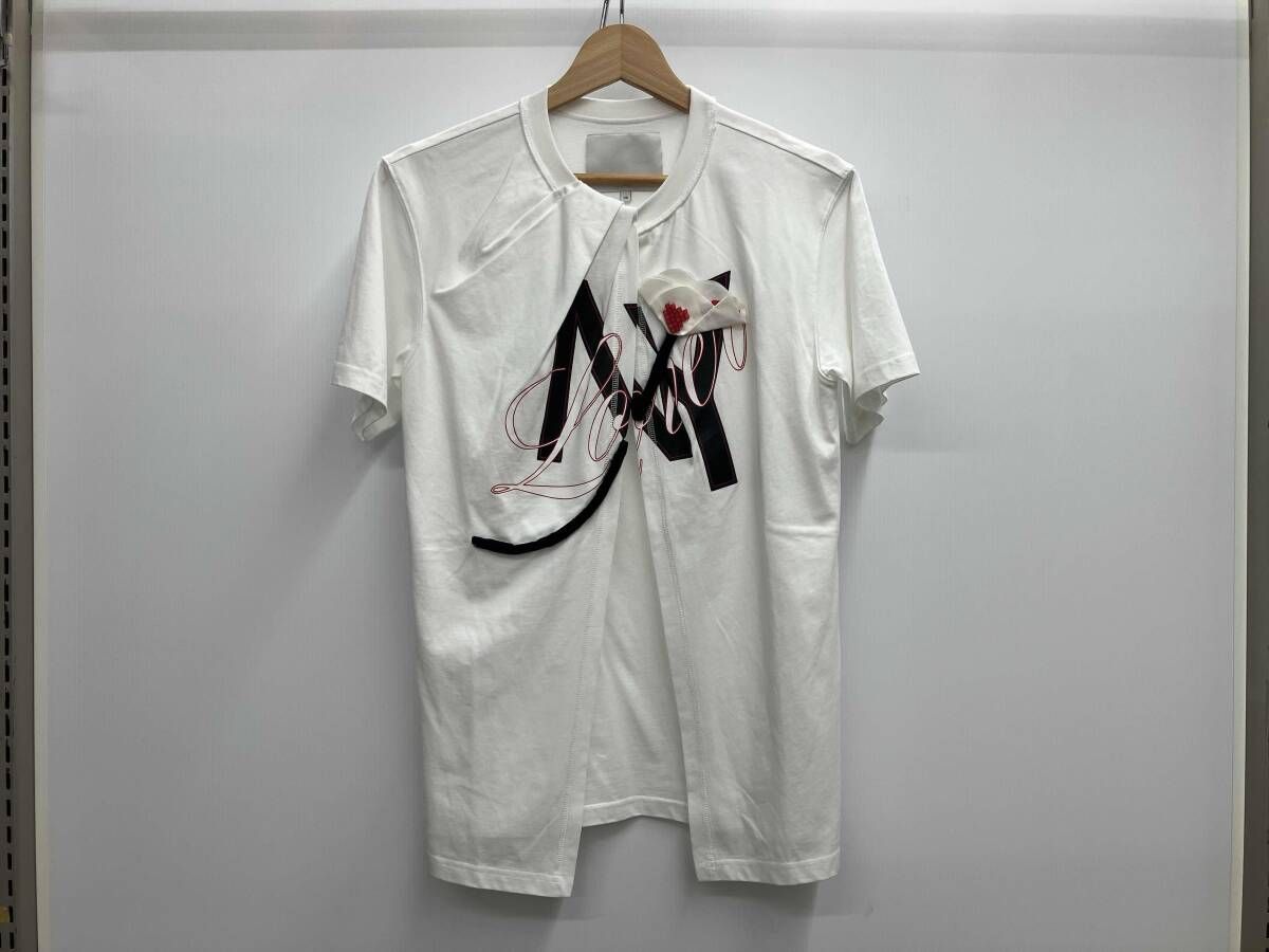 3.1 Phillip Lim 3.1ﾌｨﾘｯﾌﾟﾘﾑ 半袖Tシャツ NY LOVER ﾋﾞｰｽﾞ刺繍Tｼｬﾂ ﾎﾜｲﾄ