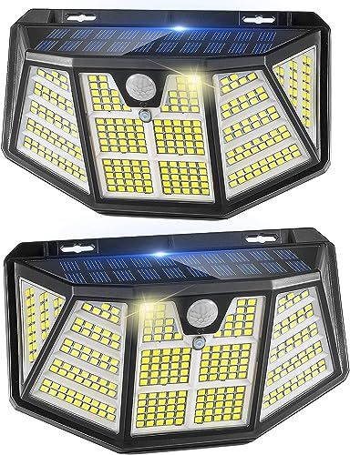 ソーラーライト 屋外 センサーライト 電気代0 【自動点灯 310LED 5面発光 3つ知能モード 太陽光発電 IP67防水】 防災対策 ガーデン 屋外ウォール 壁掛け/庭先/表玄関/駐車場 両面テープ・ネジ 設置簡単 ペンダント 防犯 ソー f55f0972