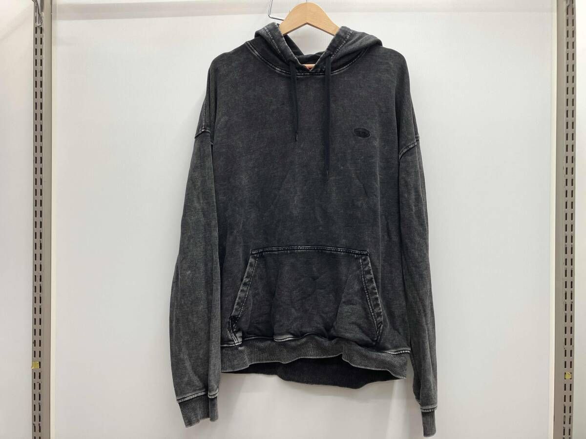 DIESEL ﾃﾞｨｰｾﾞﾙ ﾊﾟｰｶｰ S-BOXT-HOOD -DEN A19325 0KIBZ 9XXA ｸﾞﾚｰ