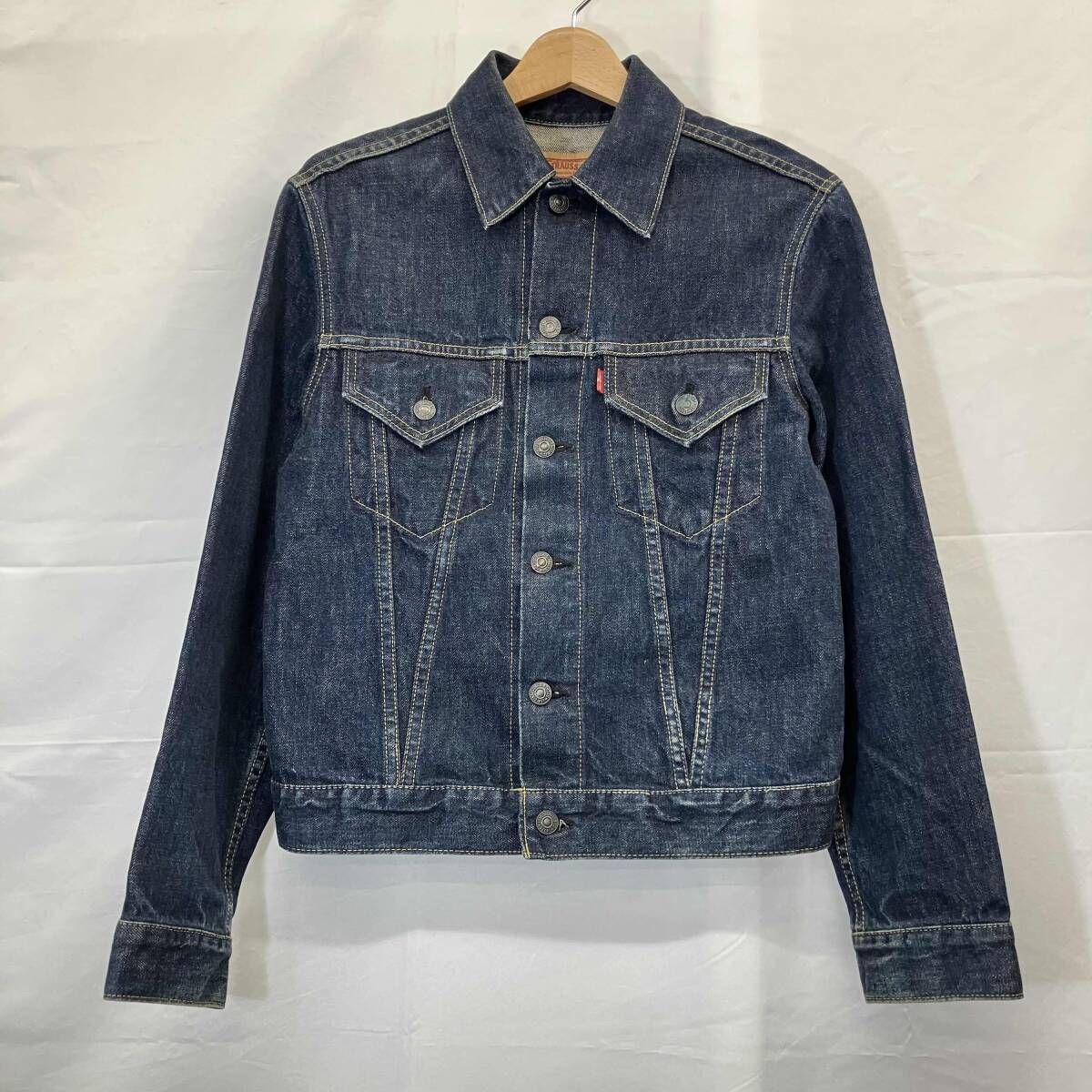 LEVI‘S / リーバイス / Gジャン(デニムジャケット) / 90s / 71557-02 / 日本製 / ビッグE / サイズS / ネイビー